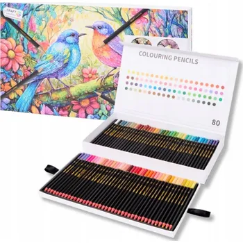 Pastelka PROFESIONÁLNÍ PASTELKY XL 80 ks + MAGNET POUZDRO