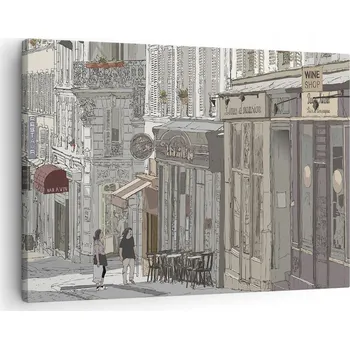 Obraz Obraz na plátně do obýváku ložnice 70x50 architektura obrazy na zeď