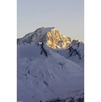 Obraz Plakát Alpy, Mont Blanc bez rámu 20 x 30 cm