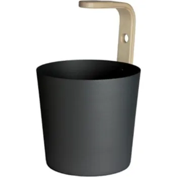 OPA LUMO Earth - kbelík do sauny, černý