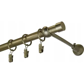 TYČOVÉ ZÁCLONOVÉ GARNÝŽE UNO GARNÝŽ JEDNOŘADÁ KOVOVÁ 19 / 360