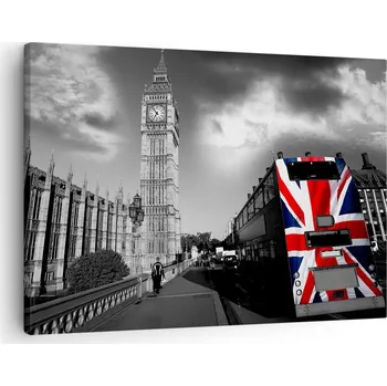 Obraz Obraz na plátně do obýváku, ložnice 70x50 město foto obrazy na zeď