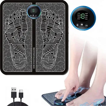 Masážní přístroj Masážní podložka na nohy s akupresurou a EMS