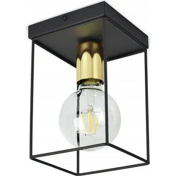 Závěsné Stropní Svítidlo Stropní Svítidlo Klec Loft 571-SK1 LED Černá a Zlatá Edice