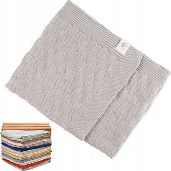 Prostěradlo Měkká Bavlněná Deka - 90x100 cm - Snuglytots - Model MaMingle - Šedá