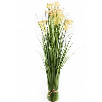 umělá květina UMĚLÁ TRÁVA KVĚTINA DEKORATIVNÍ FEJKA 65CM