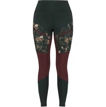 Dámské legíny Dámské turistické legíny KARI TRAA ANE HIKING L Tmavě zelená, Vínová, Mix