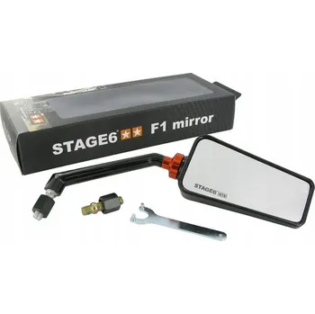 Zrcátko pro motocykl Zrcátko Stage6 F1 Style M8, pravé, černé