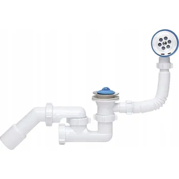 Sifon Vanový sifon s revizním otvorem a kovovým sítkem PSB