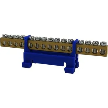 svorka Mostík NK-15 vstupový nezaizolovaný, modrý
