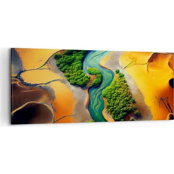 Obraz Foto obraz na plátně 100x40 krajina obývací pokoj ložnice na zeď velký