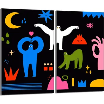 Obraz Krájecí deska TMK ArtDeko sklo 2 ks