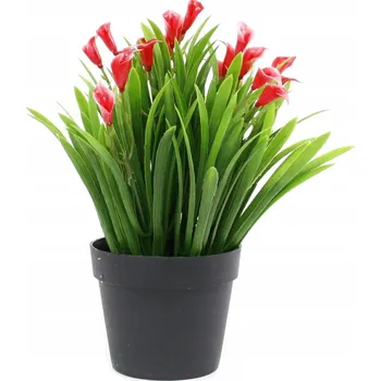 umělá květina UMĚLÉ KVĚTY V KVĚTINÁČI tráva RŮZNÉ