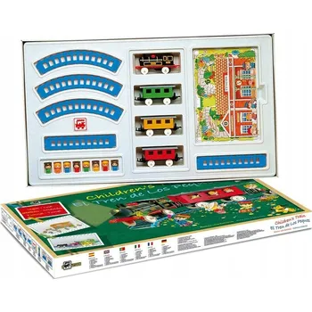 Vláček a vláčkodráha Pequetren Dětský vlak na baterie 1 ks