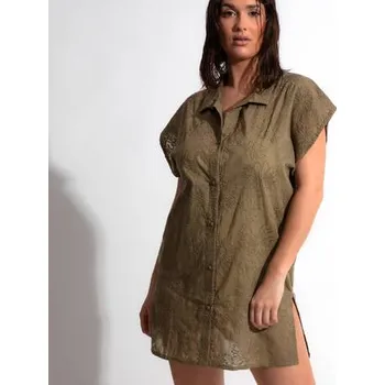 Dámské plavky Košile ANTIGEL (ESB21E7-14), Velikost S, Barva zelená