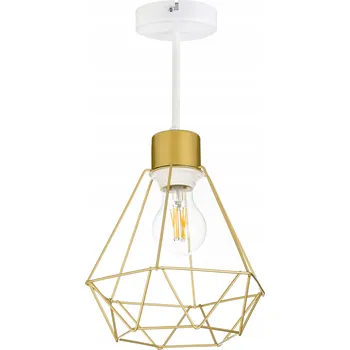 Závěsné svítidlo lustr stropní Drát zlatý