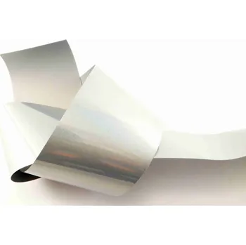 Nažehlovací reflexní proužek - stříbrná - šířka 5 cm