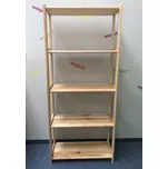 Regál 03 (237) - masiv borovice Odstín: Ořech