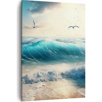 Obraz Obraz na plátně do obýváku ložnice 50x70 moře obrazy na zeď canvas