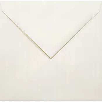 Obálka Ozdobné hladké barevné čtvercové obálky 17 cm Malmero Craie ecru - 25 Ks