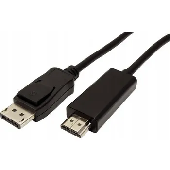 Video kabel Kabel DisplayPort (M) na HDMI (M) černý