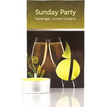 Svíčka Ohřívače Svíčky Tealight Sunday Party 6 Ks.