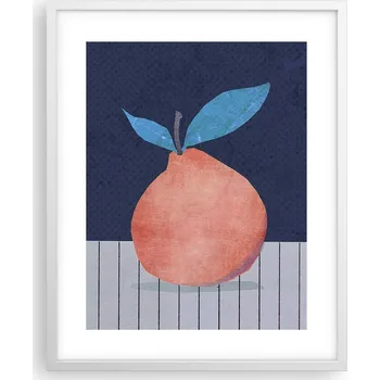 Obraz Obraz plakát v bílém rámu na zeď 40x50 ovoce foto plakáty do obýváku