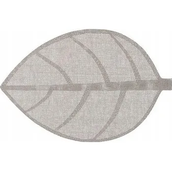 Prostěradlo Prostírání Feuille list světle šedé