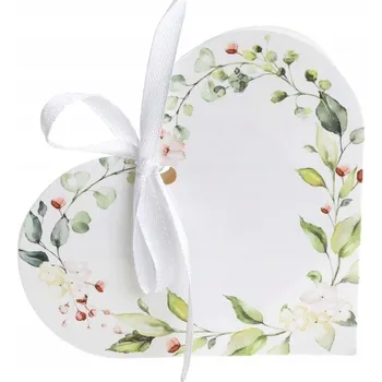 Dárkové tašky ve tvaru srdce Santex, 6 ks