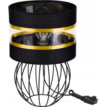 Lampička Noční lampa Stolní lampa loft styl na LED žárovku E27 s stínidlem