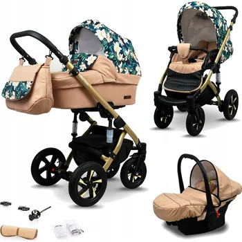 Kočárek Dětský kočárek 3v1 BabyLux Sky Lark sporťák korbička autosedačka