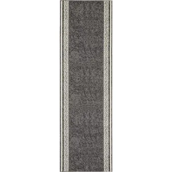 ubrus Hnědý běhoun s krátkým měkkým vlasem 80x500 cm