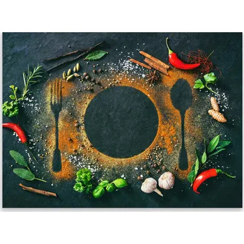 Kuchyňské prkénko Skleněná Ochranná Deska a Krájecí Prkénko | Indukce, Sporák ds-0080