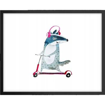 Obraz Foto obraz plakát na zeď v černém rámu 50x40 dětský do obýváku