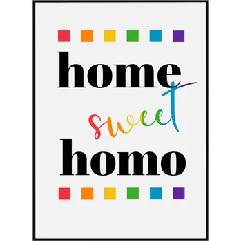 Obraz Plakát LGBT Frida Kahlo bez rámu 29,7 x 42 cm