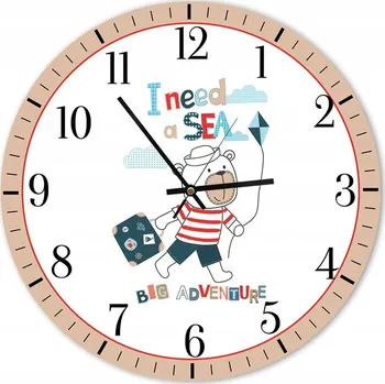 Hodiny Nástěnné hodiny Mydecor, vícebarevné, 40 cm