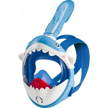 Potápěčská maska Potápěčské Brýle potápěčská potápěčské brýle, celoobličejová Beon Kids Shark, modrá