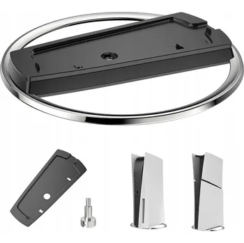 Stojan pro herní konzoli Vertikální stojan pro konzoli PS5 FAT SLIM PRO – kovový kruh, SOLIDNÍ!