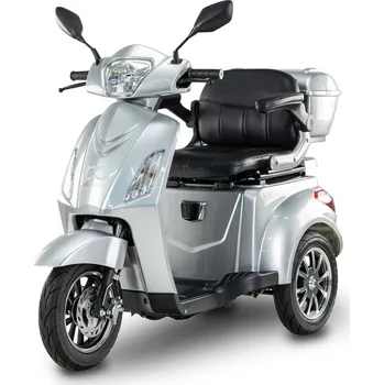 Elektrický invalidní skútr Invalidní skútr pro jednu osobu Bili Bike 3-kolový stříbrný