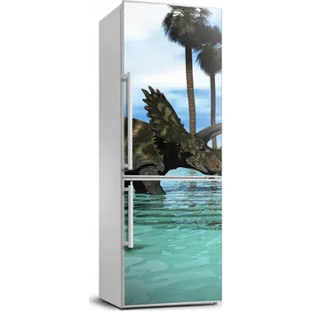 Fototapeta Samolepící na ledničku Dinosauři na pláži