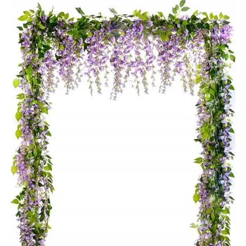 umělá květina UMĚLÁ Rostlina POPÍNAVÁ 200 cm SVATBA SVATEBNÍ HOSTINA Dekorace KRÁSNÉ KVĚTY BRÁNA