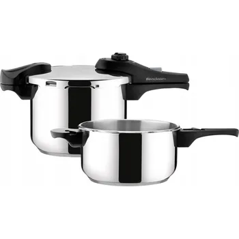 Tlakový hrnec TESCOMA BIO EXCLUSIVE+ DUO 4,0 a 6,0 l stříbrná 6 l