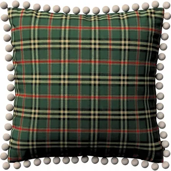 Polštář Dekoria Vánoční povlak na polštář zelený