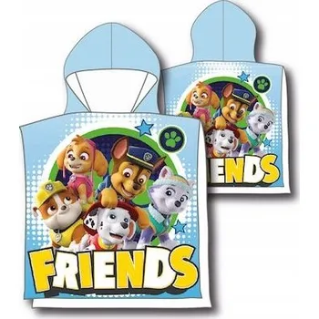 Pončo na koupání Tlapková patrola Friends 2296 50x115cm