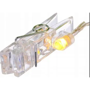 Vánoční dekorace Světelný řetěz 100 cm na baterie, čirý