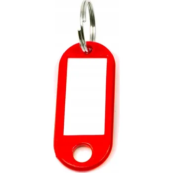 Přívěsek Přívěsek Na Klíče červený, 50 Kusů