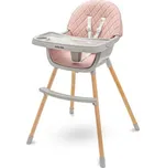 Jídelní židlička BABY MIX FREJA UNI Růžová, Šedá, Hnědá
