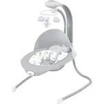 Dětské houpací lehátko NEW BABY TEDDY PLUS UNI Šedá, Bílá