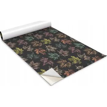 Fototapeta Fólie na skříňky matná Barevné listí Podzimní vzor 100 x 50 cm