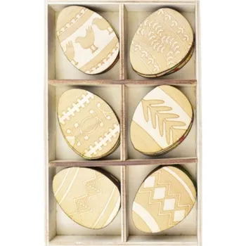 Velikonoční dekorace SADA Velikonoce 30ks 7,5cm Kraslice Vajíčko Vajíčka